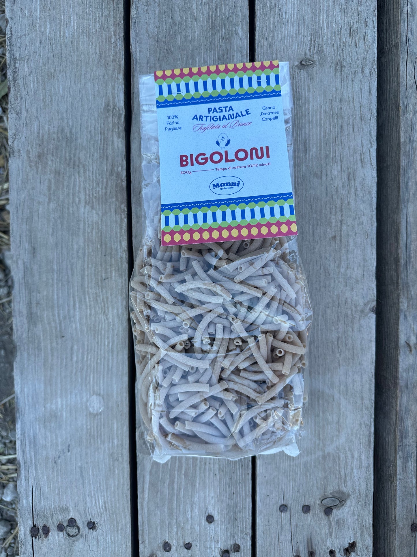 Bigoloni trafilati al bronzo di grano Senatore cappelli